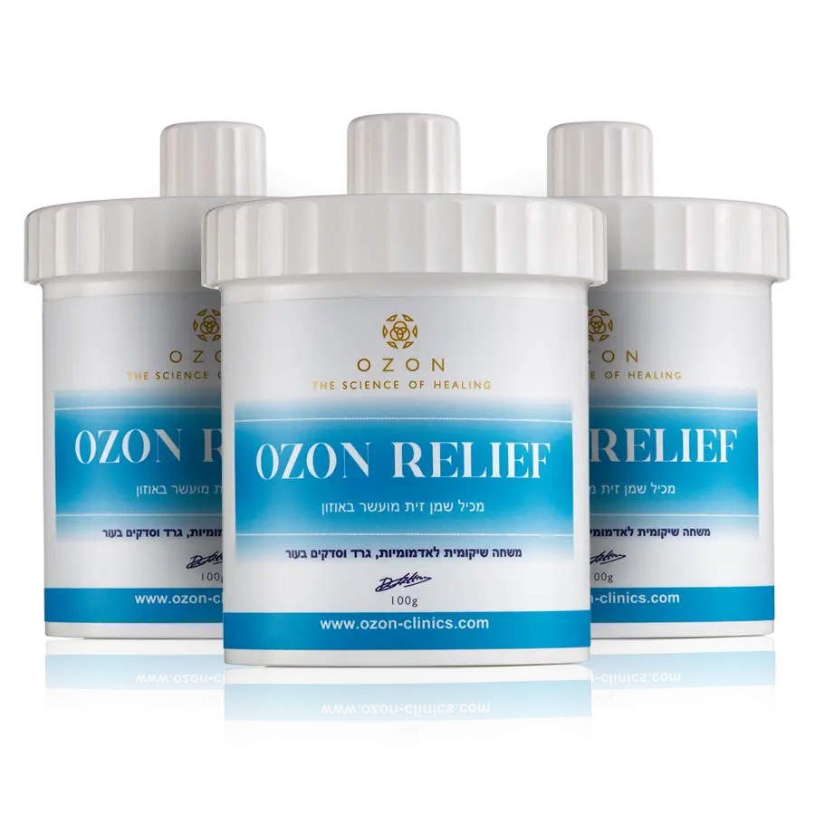 OZON Relief אוזון רליף 100 גרם שלישיה